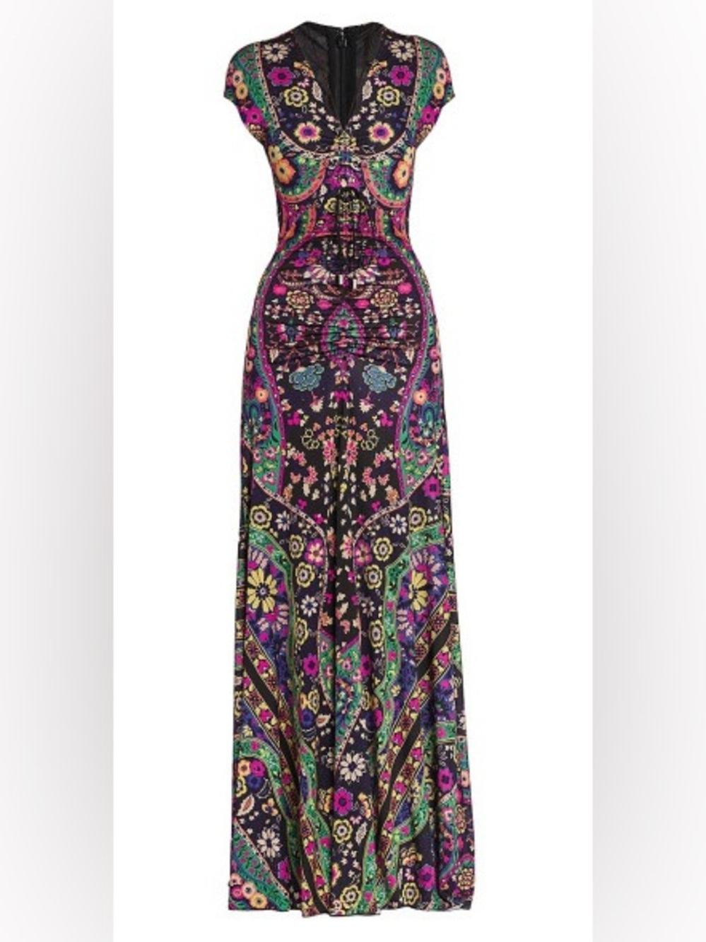 Etro Nidra Printed Stretch Maxi Dress *hemmed